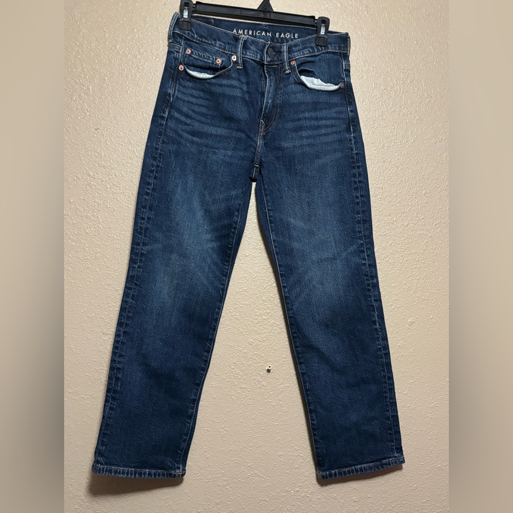 American Eagle Outfitters Dark Wash Straight Jeans